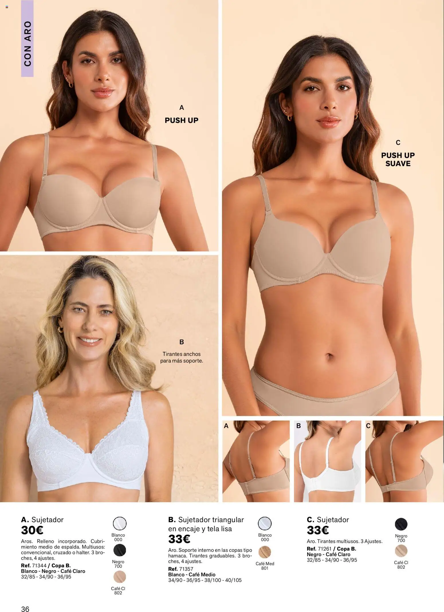 Leonisa folleto │ válido desde el 01/09/2026 | Página: 38 | Productos: Café, Sujetador en encaje