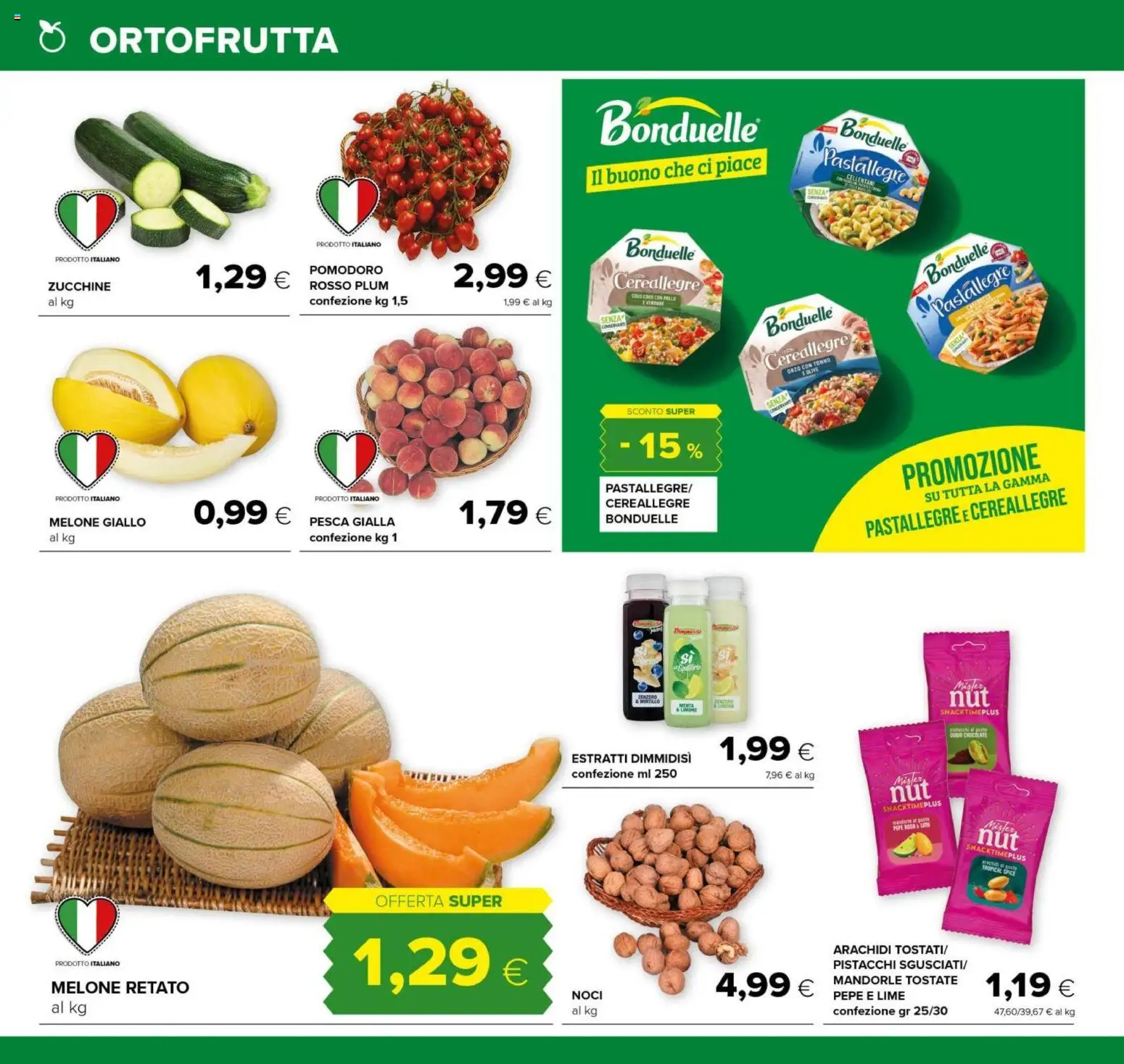 Volantino Oasi del 29/07/2026 | Pagina: 4 | Prodotti: Pepe, Pomodoro, Noci, Menta