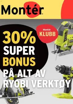 Forhåndsvisning av Montér kundeavis gyldig fra 18/08/2026