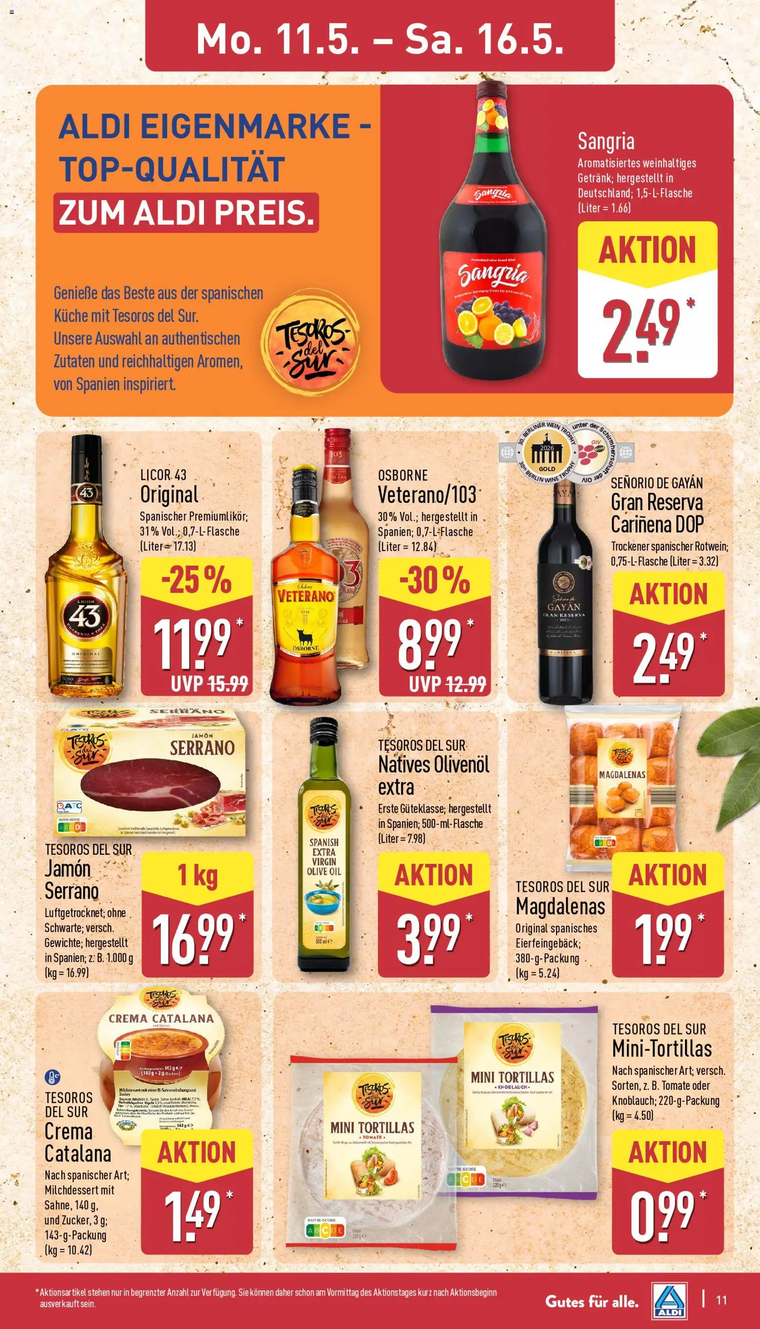 Aldi Prospekt 	 – gültig ab 11.05.2026 | Seite: 11
