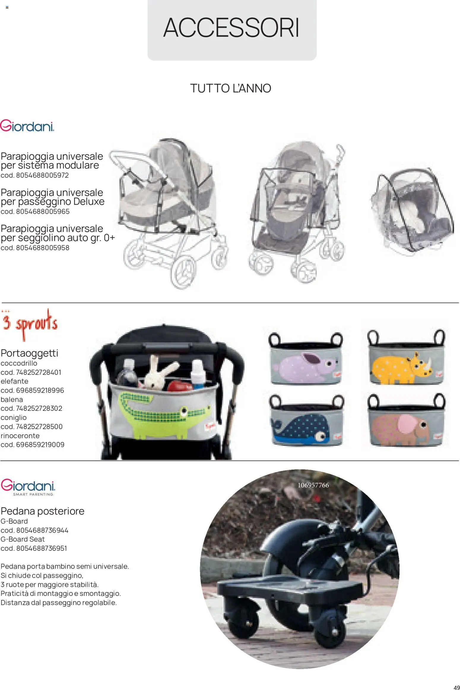 Volantino Prenatal del 16/09/2026 | Pagina: 49 | Prodotti: Porta, Coniglio, Passeggino, Seggiolino