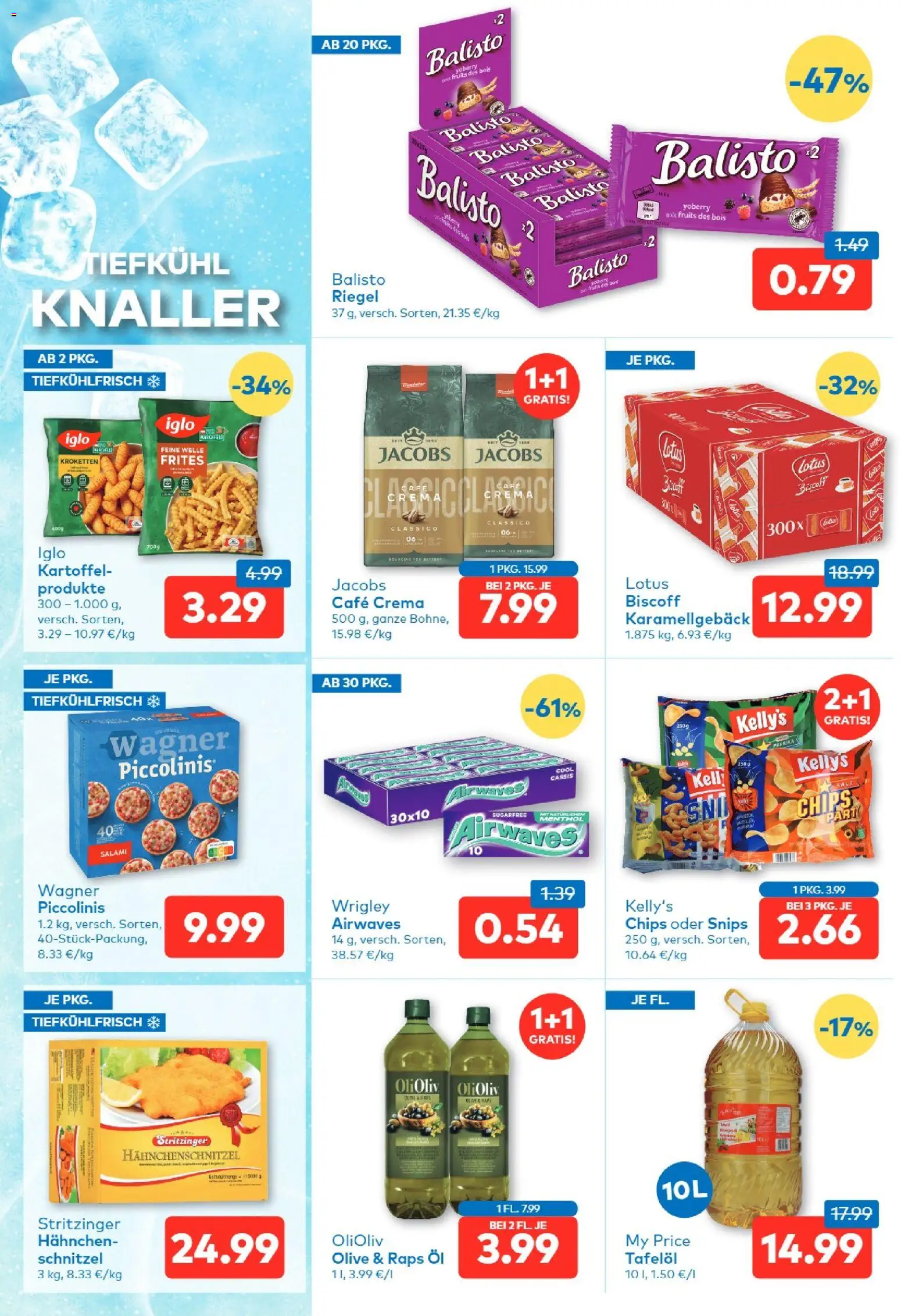 T&G Tirol gültig ab 22.10.2026 | Seite: 4 | Produkte: Chips, Salz, Hähnchenschnitzel, Salami
