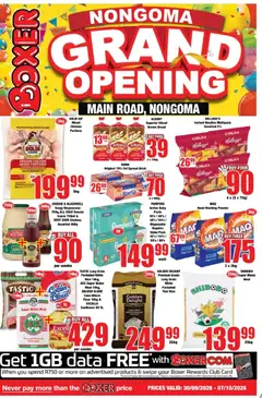 Boxer specials catalogue – valid from 30/09/2026