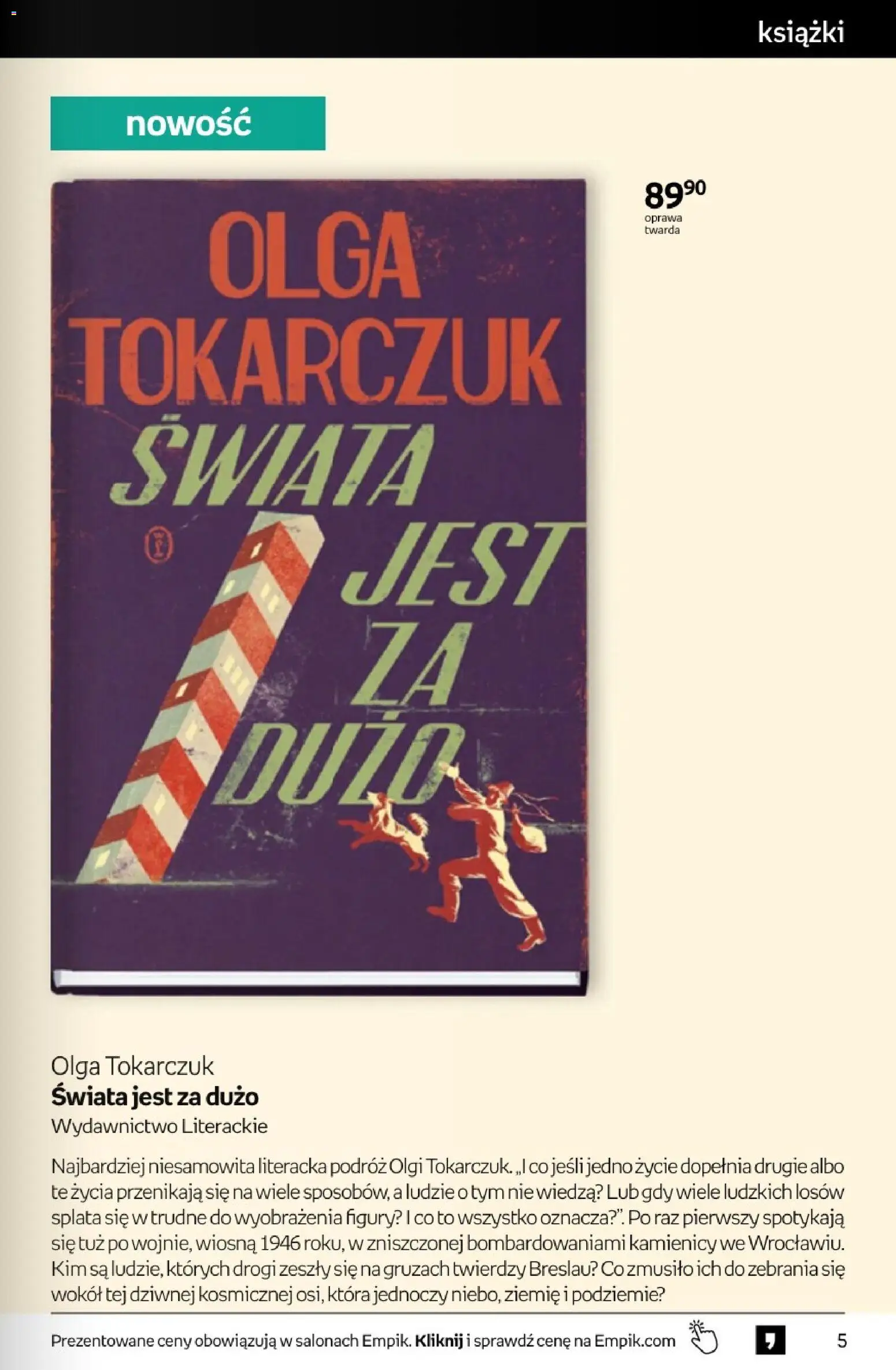 Empik promocje - Tom kultury Książki od 14.10.2026 | Strona: 5 | Produkty: Książki