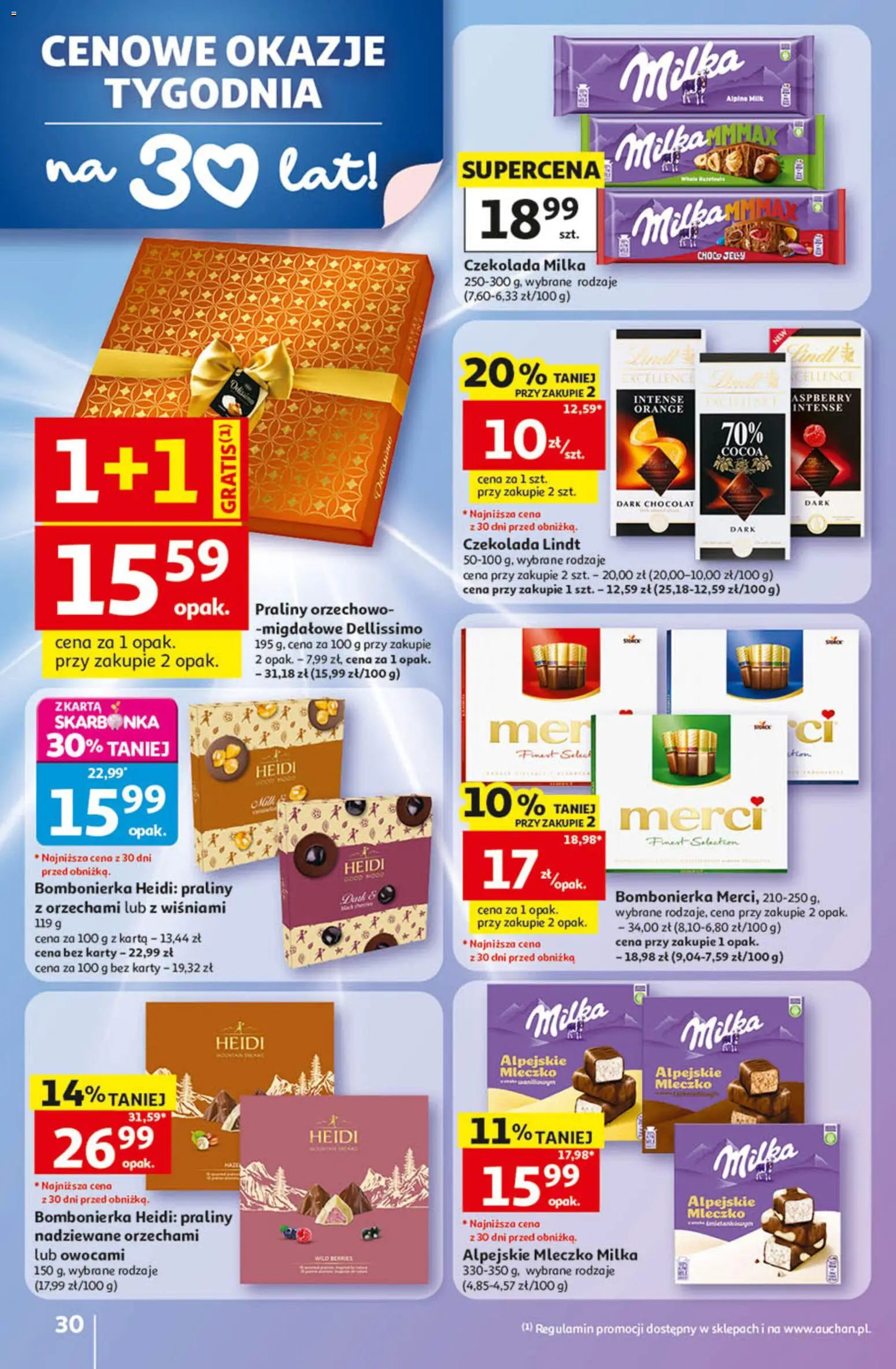 Auchan gazetka - 30 Lat Hipermarket od 14.05.2026 | Strona: 30
