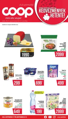 COOP - Mini & Abc & Szuper / Nyírzem - amely érvényes a következő dátumtól: 2026.09.17.