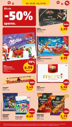 BAILEYS Irish Cream Cakes, Irish Cream Cakes Choco Cake Bars with a hint of Baileys ab 12.10.2026 gültig | Seite: 42 | Produkte: Funny frisch, Milka, Baileys, Chips