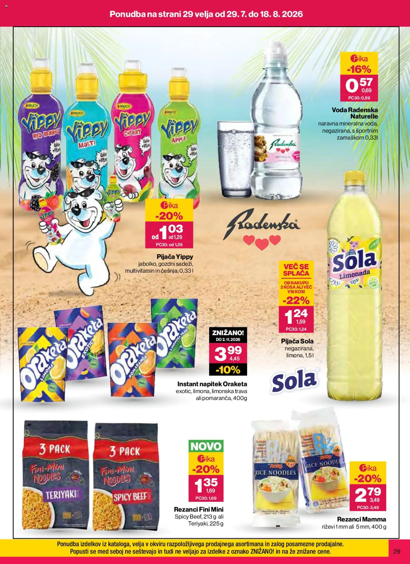 Novi Mercator katalog ponudbe – veljaven od 29.07.2026 | Stran: 29