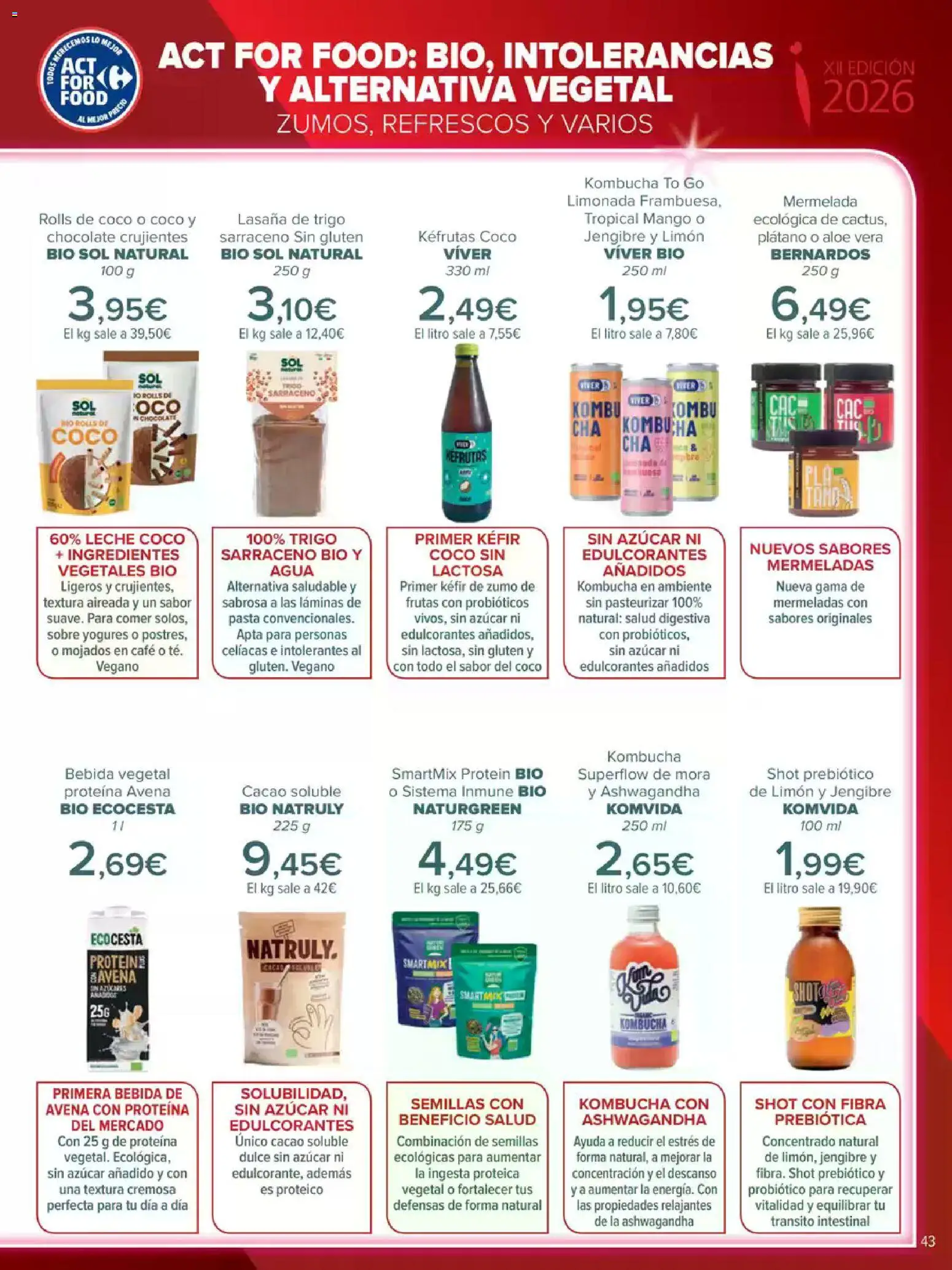 Carrefour Innovación │ válido desde el 05.05.2026 | Página: 43 | Productos: Πισίνα, Ροζ πιπέρι, Cacao soluble, Φρυγανιές σικάλεως