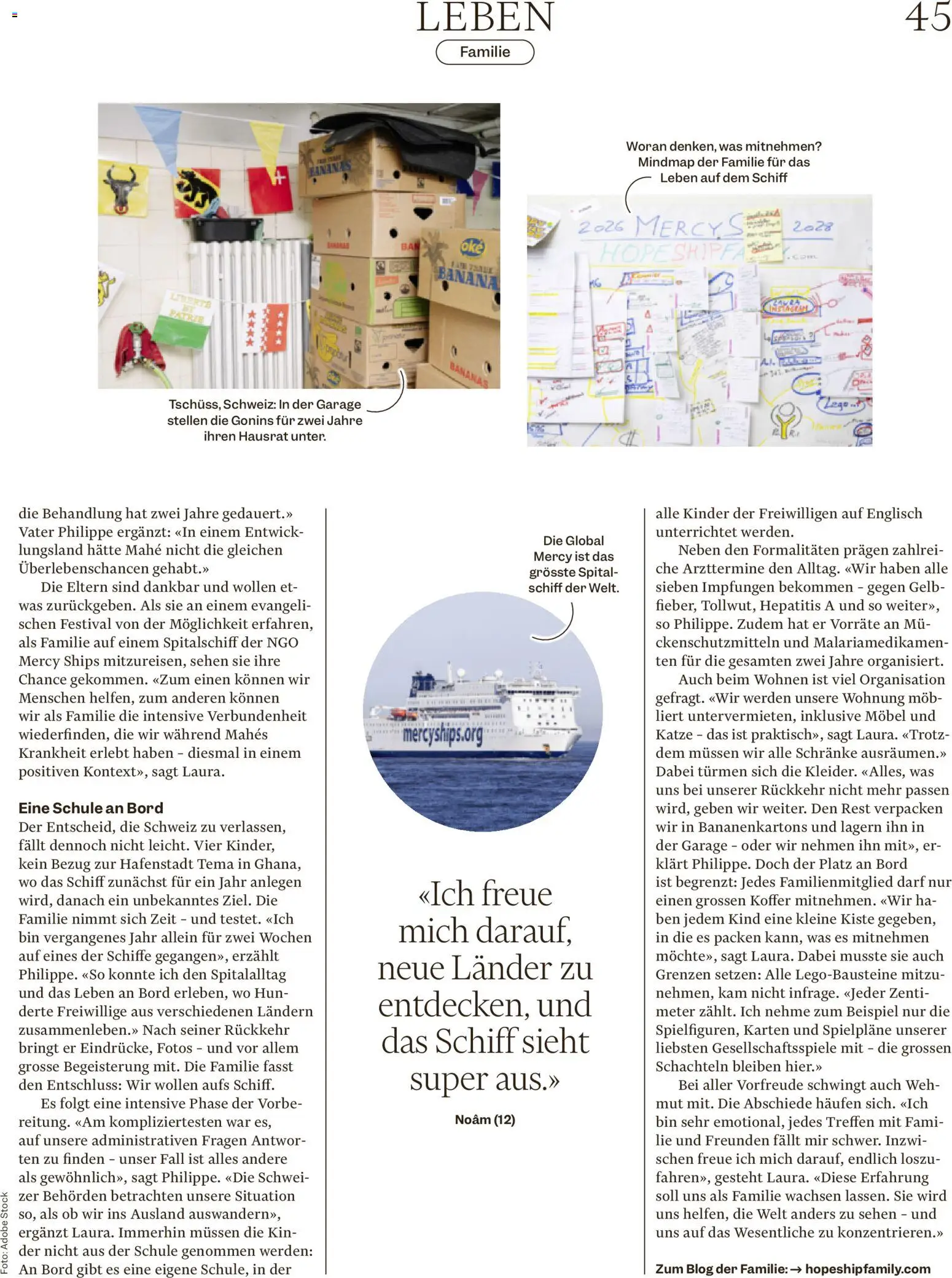 Migros aktionen Magazin – gültig ab 01.07.2026 | Seite: 45 | Produkte: Bananen, Koffer, Sehen, Fall