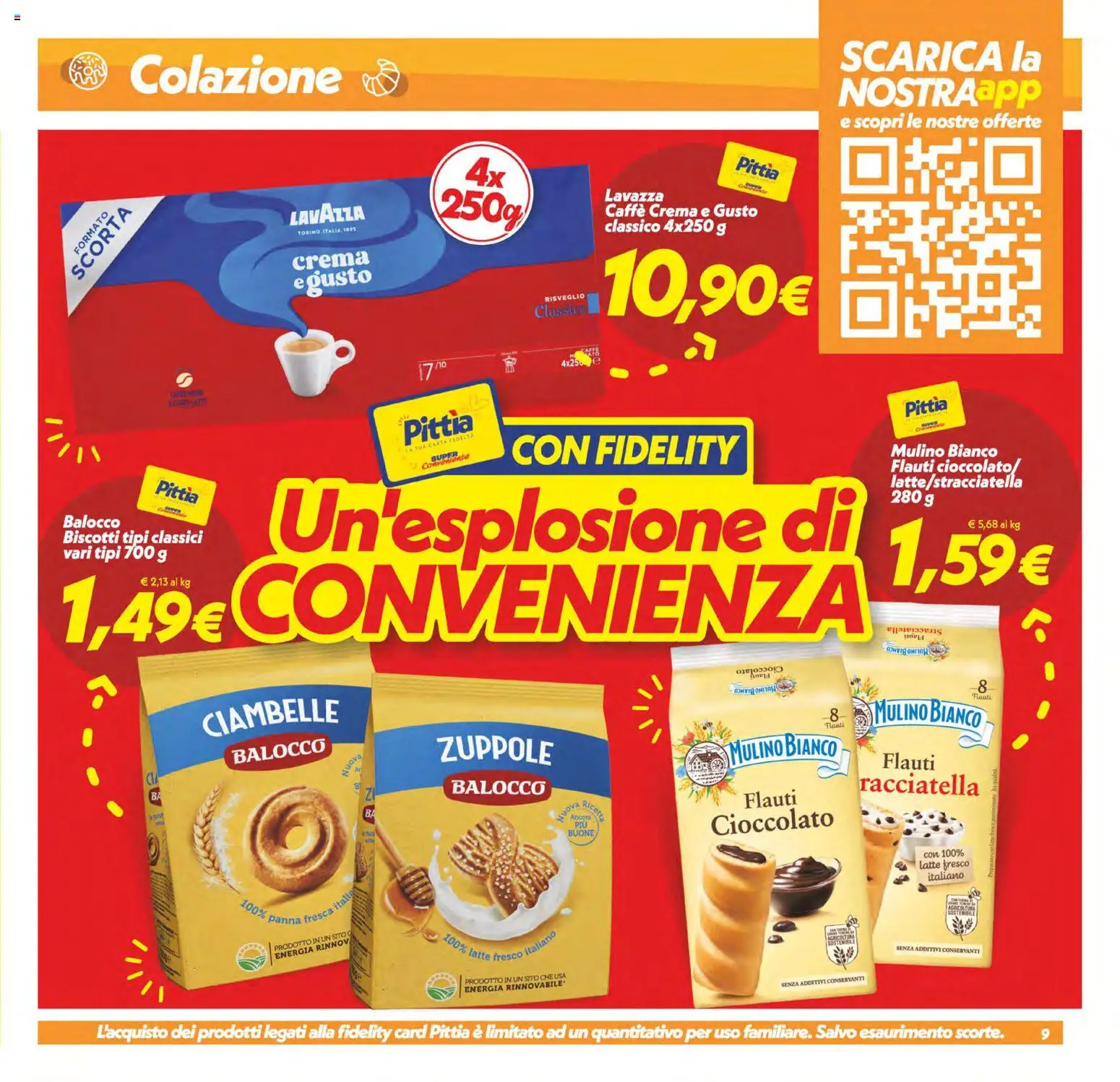 Volantino SuperConveniente del 19/06/2026 | Pagina: 9 | Prodotti: Crema, Ciambelle, Panna, Latte