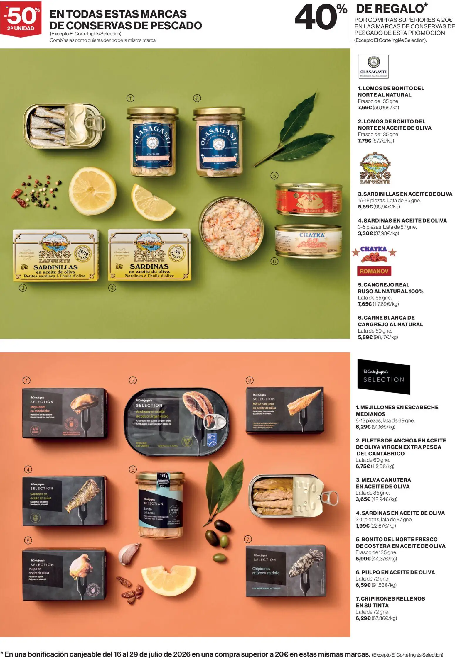 Hipercor catalogue page 7