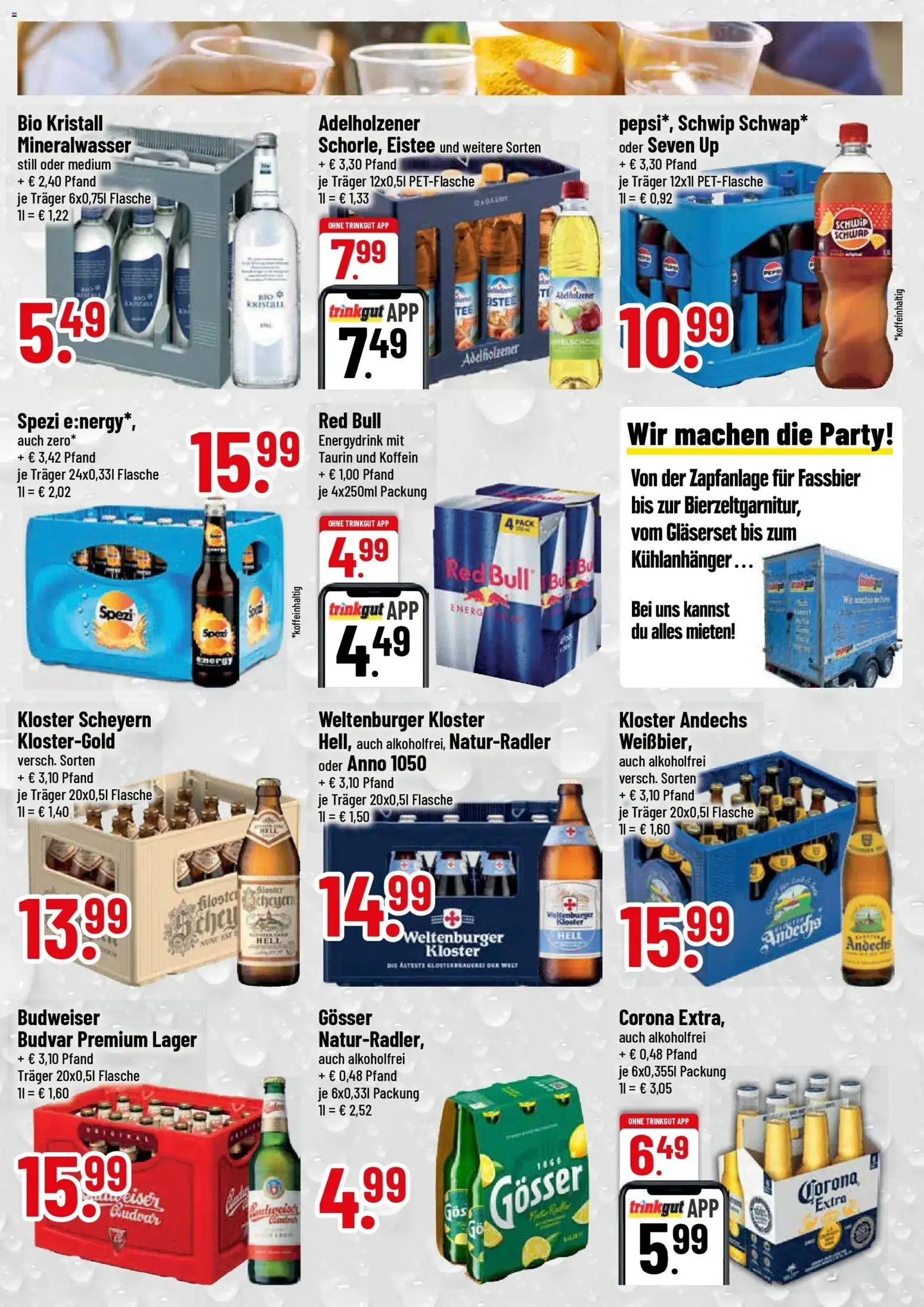 Trinkgut Prospekt Pfaffenhofen/Ilm (ab 26.10.2026) » Angebote online | Seite: 3 | Produkte: Energy, Weißbier, Adelholzener, Pepsi