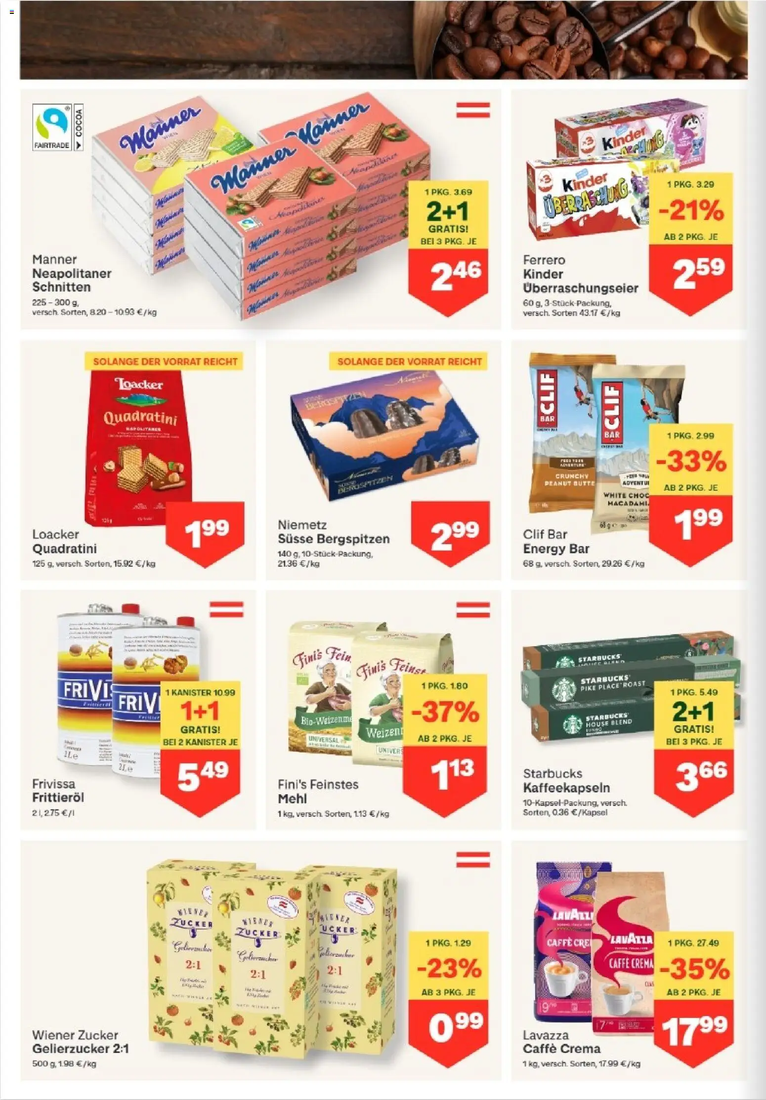 MPREIS Lenzing gültig ab 13.08.2026 | Seite: 6 | Produkte: Zucker, Huile à frire