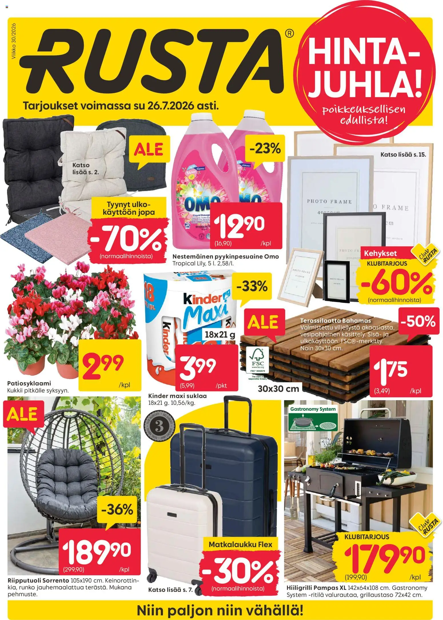 Rusta tarjoukset 20/07/2026 alkaen catalogue cover
