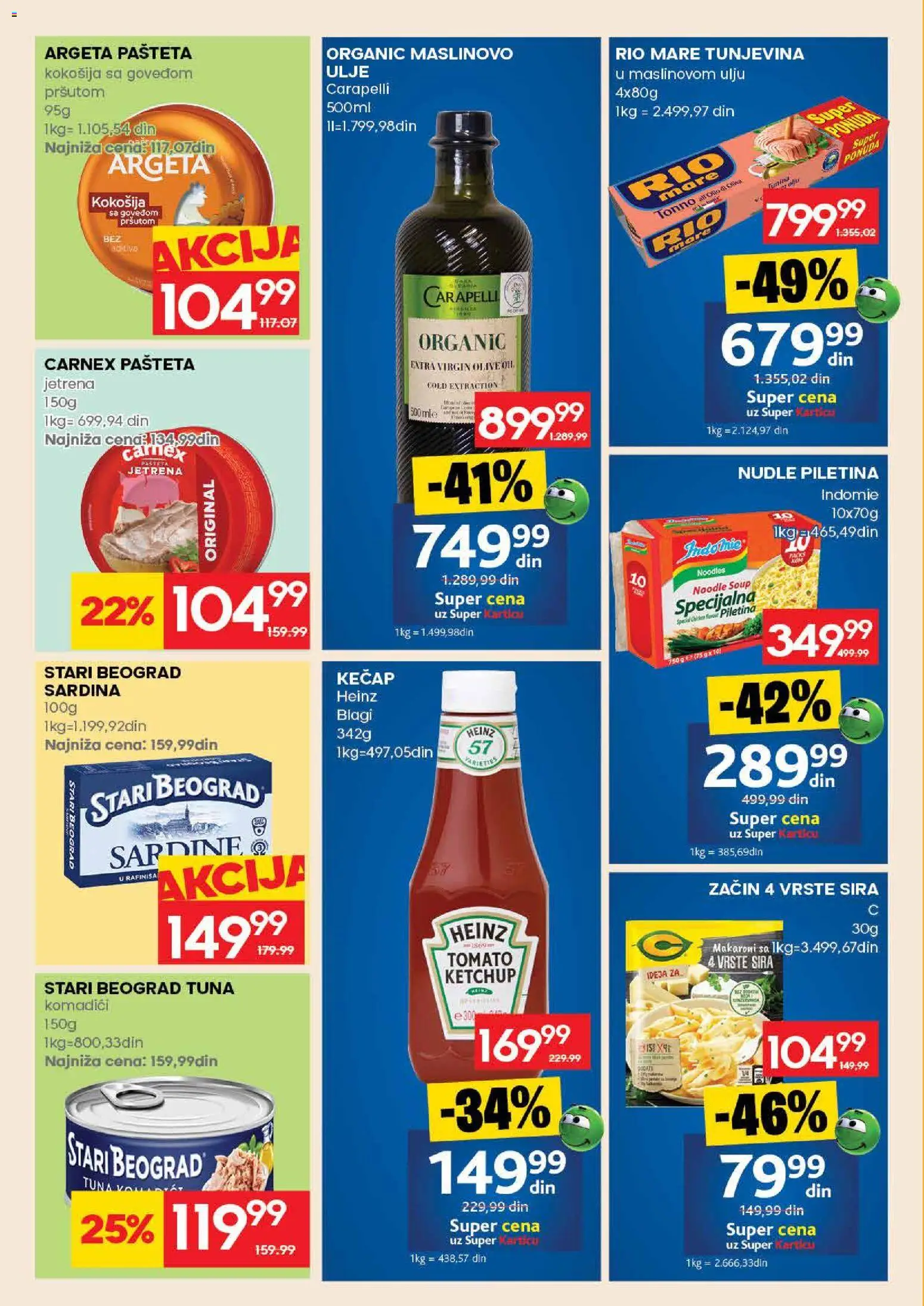 Roda katalog - važi od 04.06.2026 | Strana: 20 | Proizvode: Kečap, Rio mare, Pašteta, Sardina