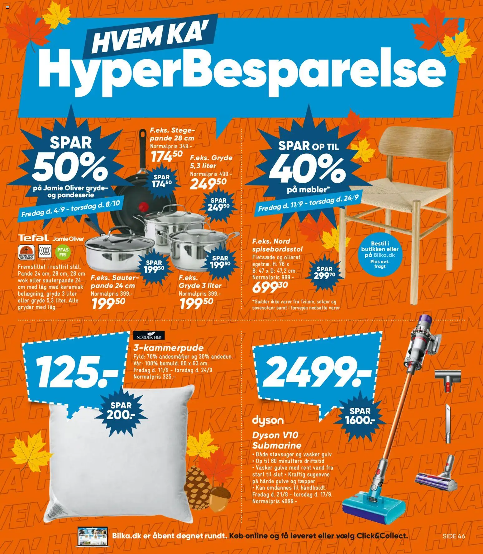 Bilka tilbudsavis – gyldig fra 11/09/2026 | Side: 3 | Produkter: Sovesofaer, Støvsuger