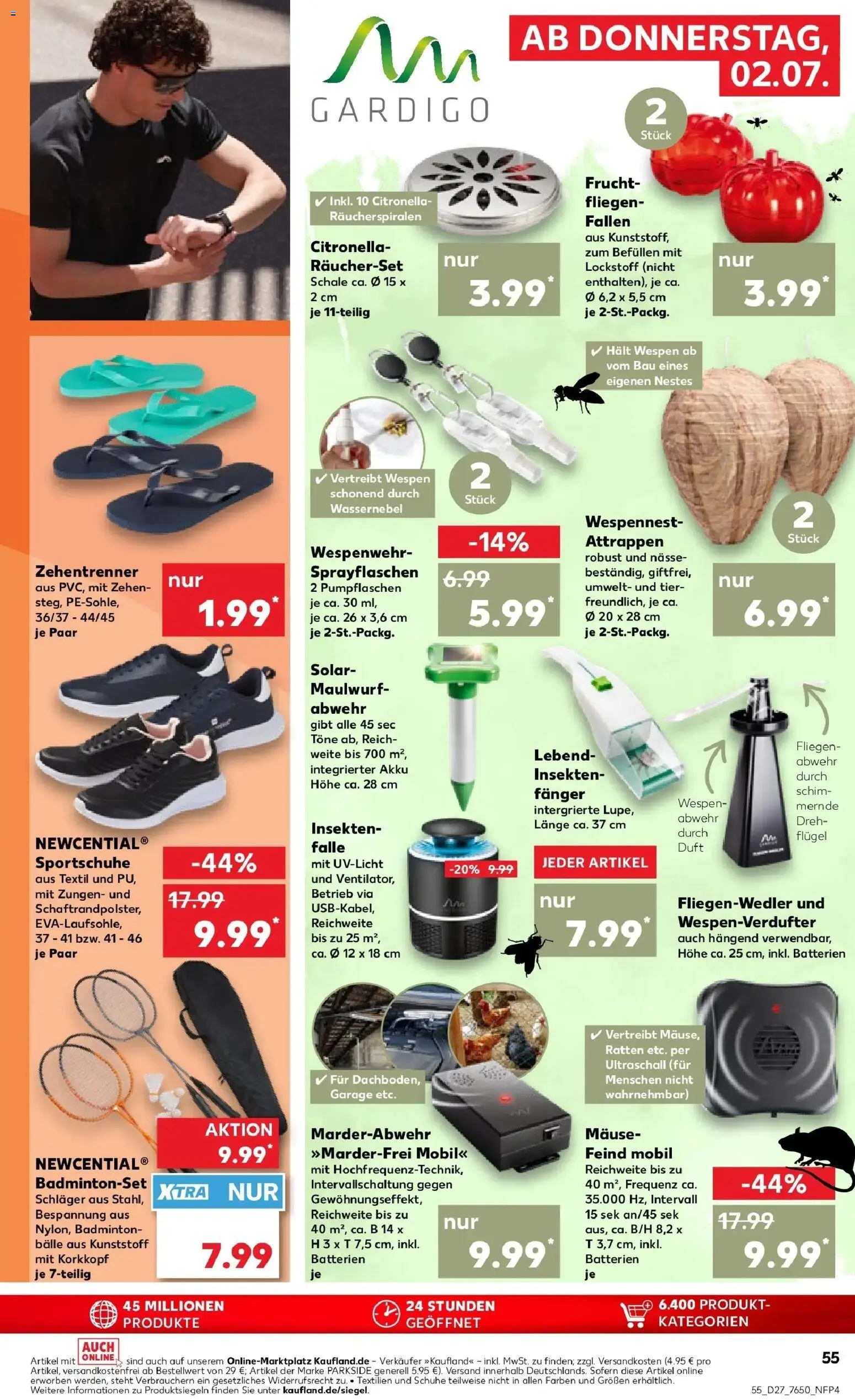 Kaufland Prospekt Öhringen – gültig ab 29.06.2026 | Seite: 66 | Produkte: Batterien, Duft, Badmintonset