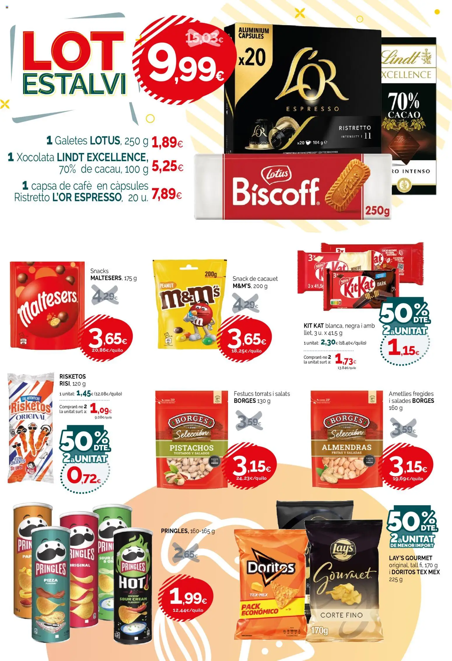 Condis folleto │ válido desde el 02/09/2026 | Página: 16 | Productos: Snacks, Lindt, Lotus, Almendras