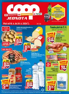 COOP Jednota leták platný od 18.06.2026