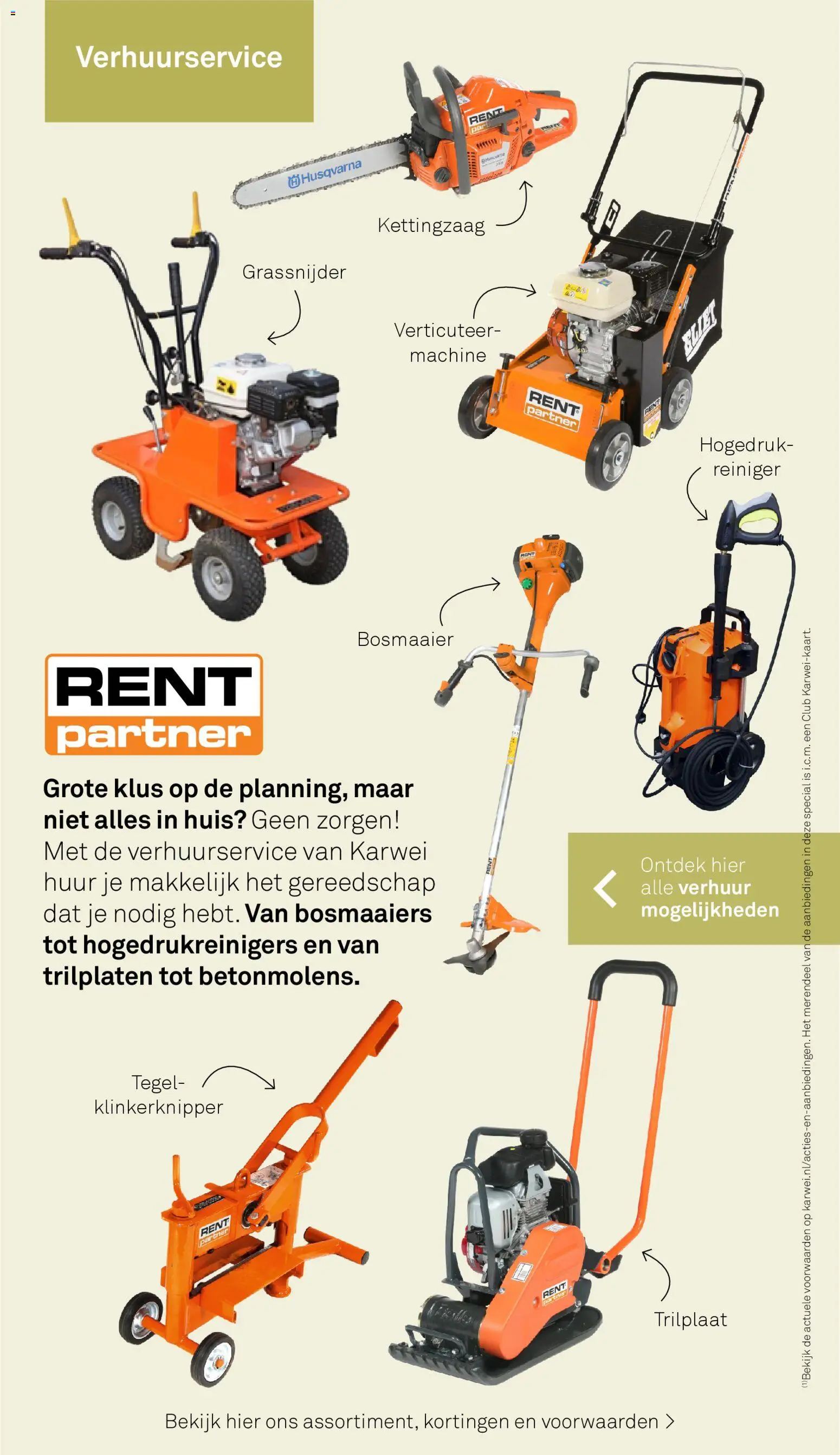 {H1} | Pagina: 15 | Producten: Bosmaaier, Gereedschap