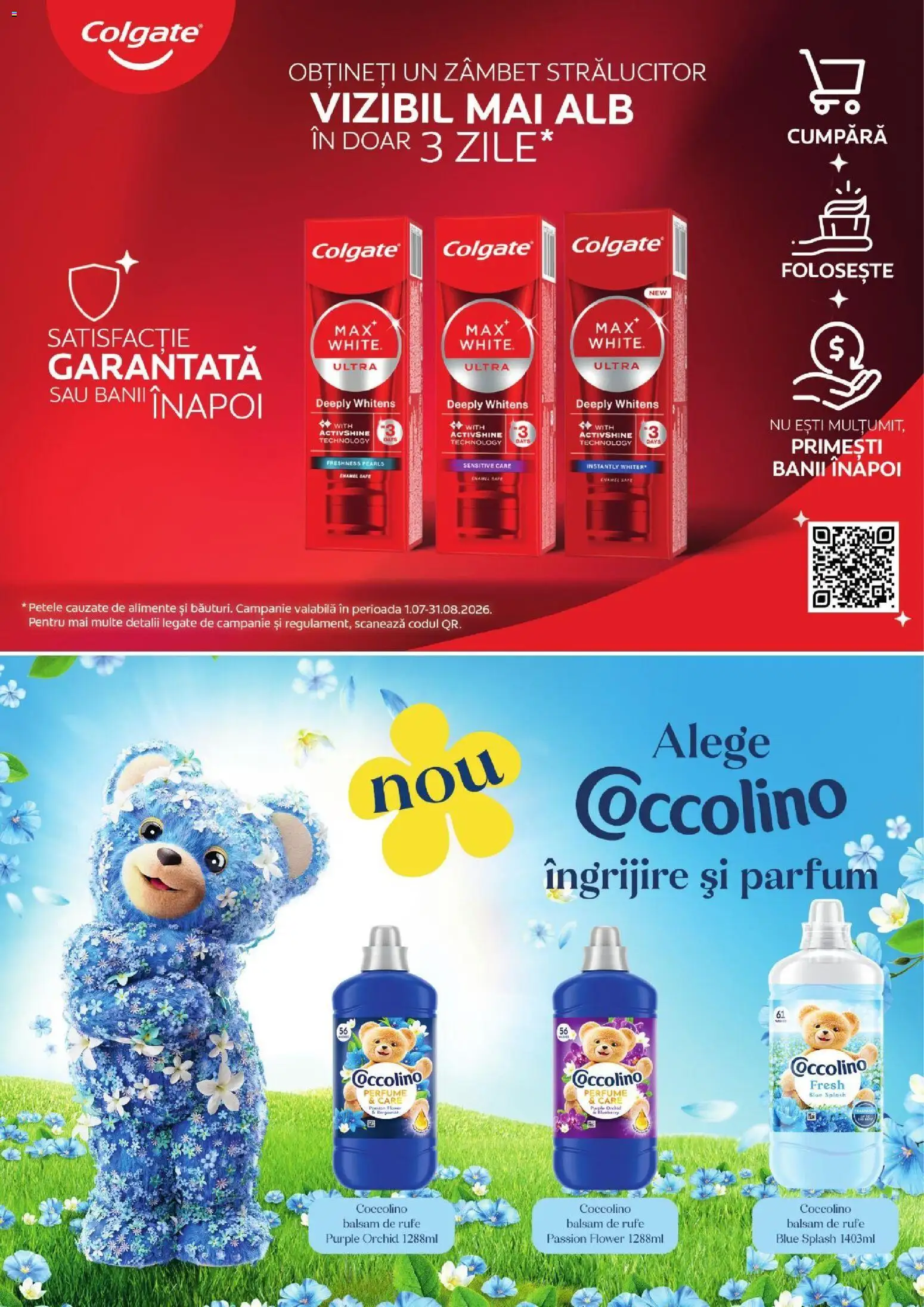 Noul catalog Mega Image – valabil de la 30.07.2026 | Pagină: 40 | Produse: Parfum, Balsam, Balsam de rufe