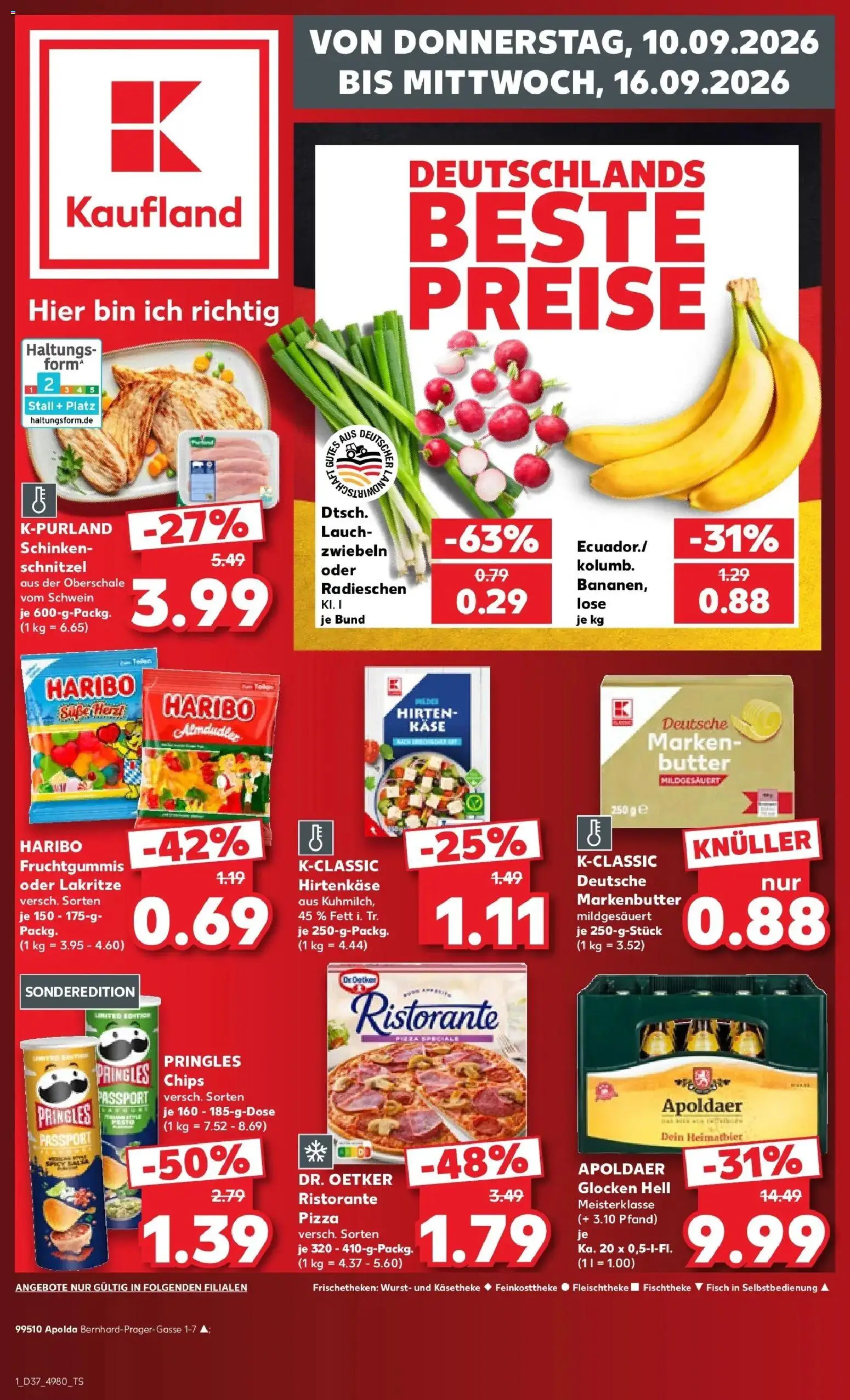 Prospekt Kaufland ab 07.09.2026 » Angebote Online zum Blättern | Seite: 10 | Produkte: Haribo, Zwiebeln, Wurst, Lauch