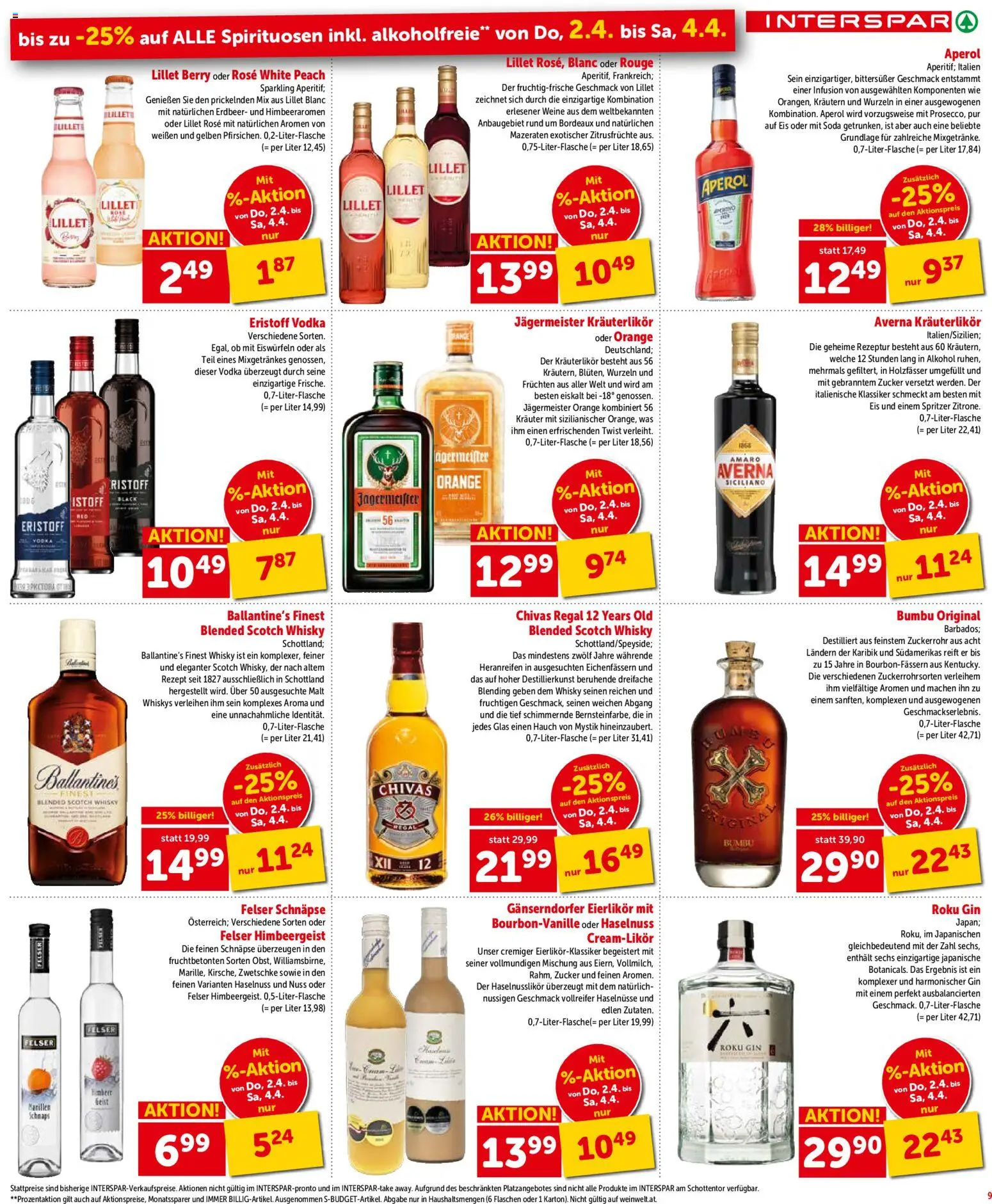 Interspar Flugblatt- Wien gültig ab 31.03.2026 | Seite: 10 | Produkte: Eis, Kräuterlikör, Regal, Haselnüsse