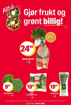 Forhåndsvisning av Coop Extra kundeavis gyldig fra 31/08/2026 | Side: 8 | Produkter: Frukt, Gulrot, Brokkoli, Vårløk