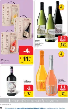 Carrefour folder semaine 33 - Voorbeeld van een folder van Carrefour, geldig van 12/08/2026 | Pagina: 12 | Producten: Tas, La