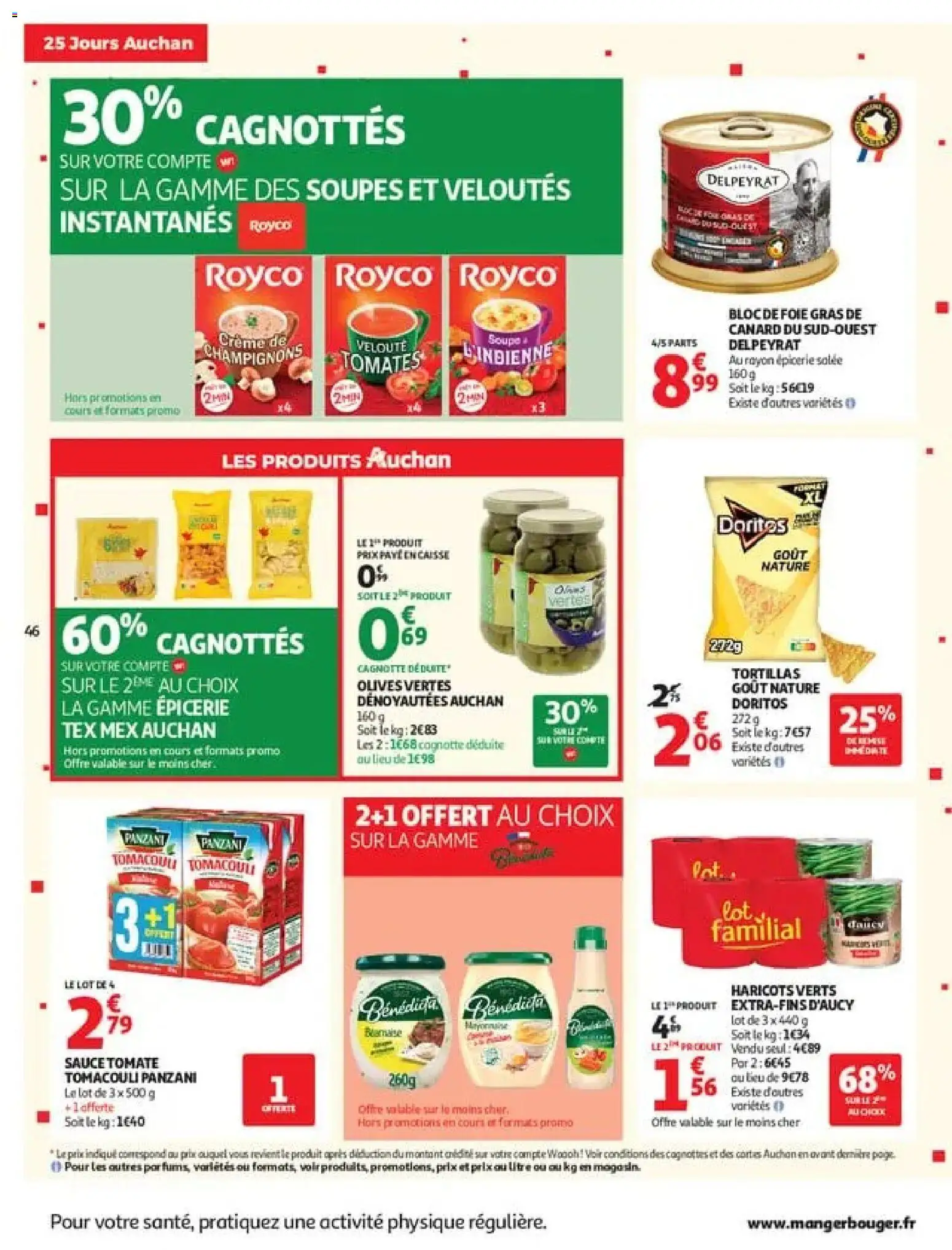 {H1} | Page: 46 | Produits: Soupe, Haricots verts, Foie gras, Foie