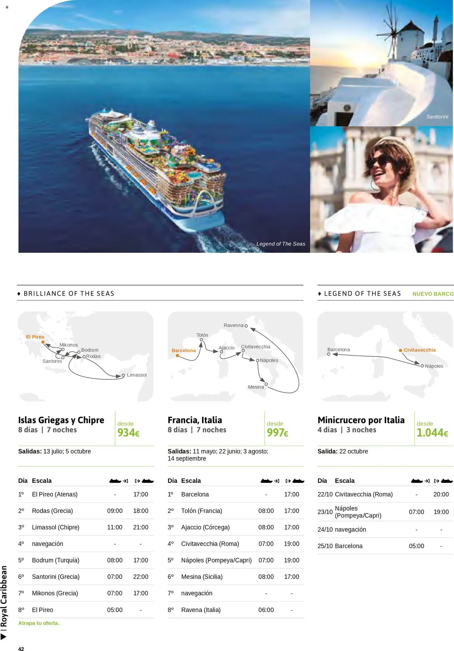 Viajes El Corte Inglés Cruceros marítimos │ válido desde el 01/01/2026 | Página: 43 | Productos: Navegación