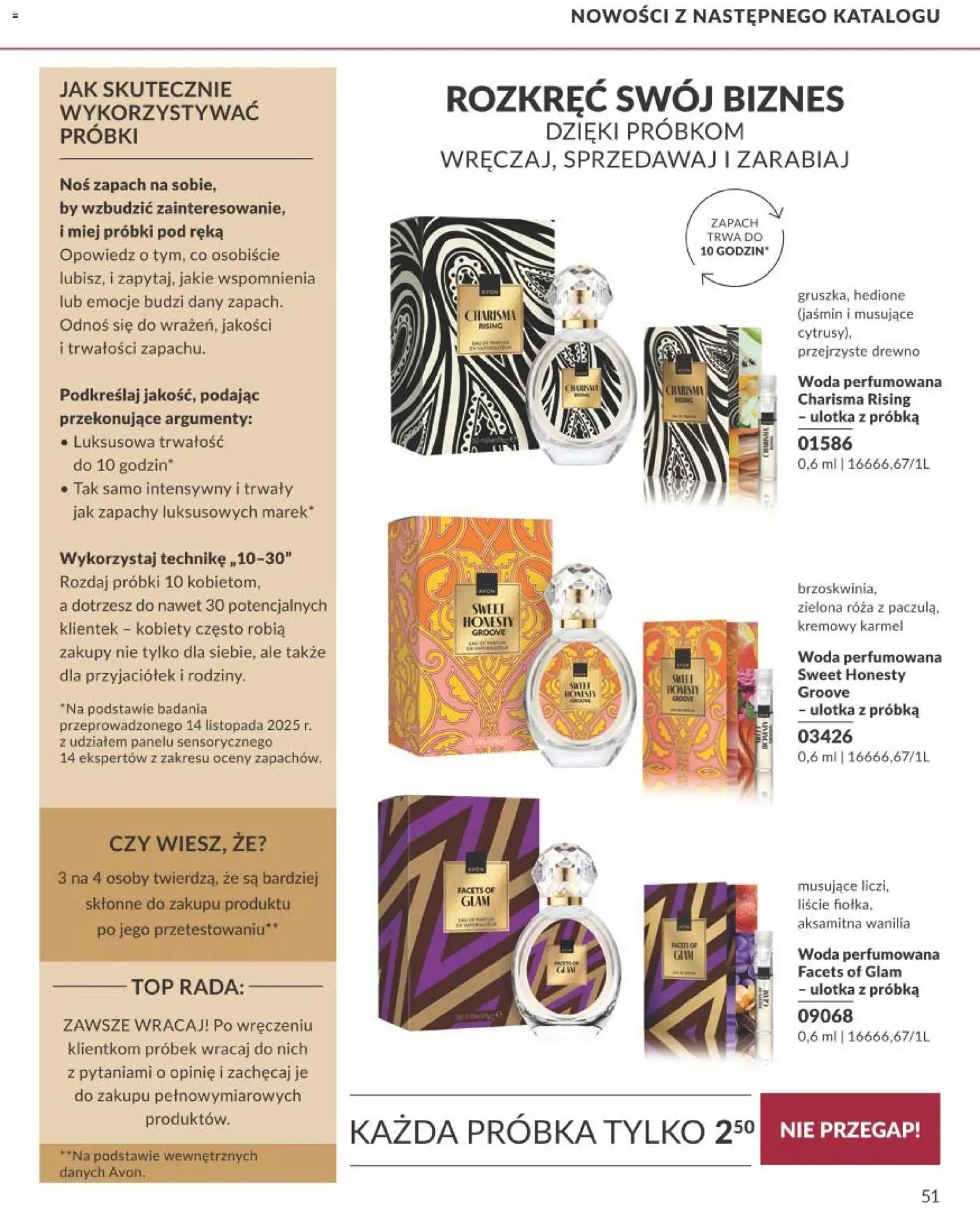 Avon Katalog Focus 10 2026 od 30.09.2026 | Strona: 51 | Produkty: Top, Zapach, Woda, Wanilia