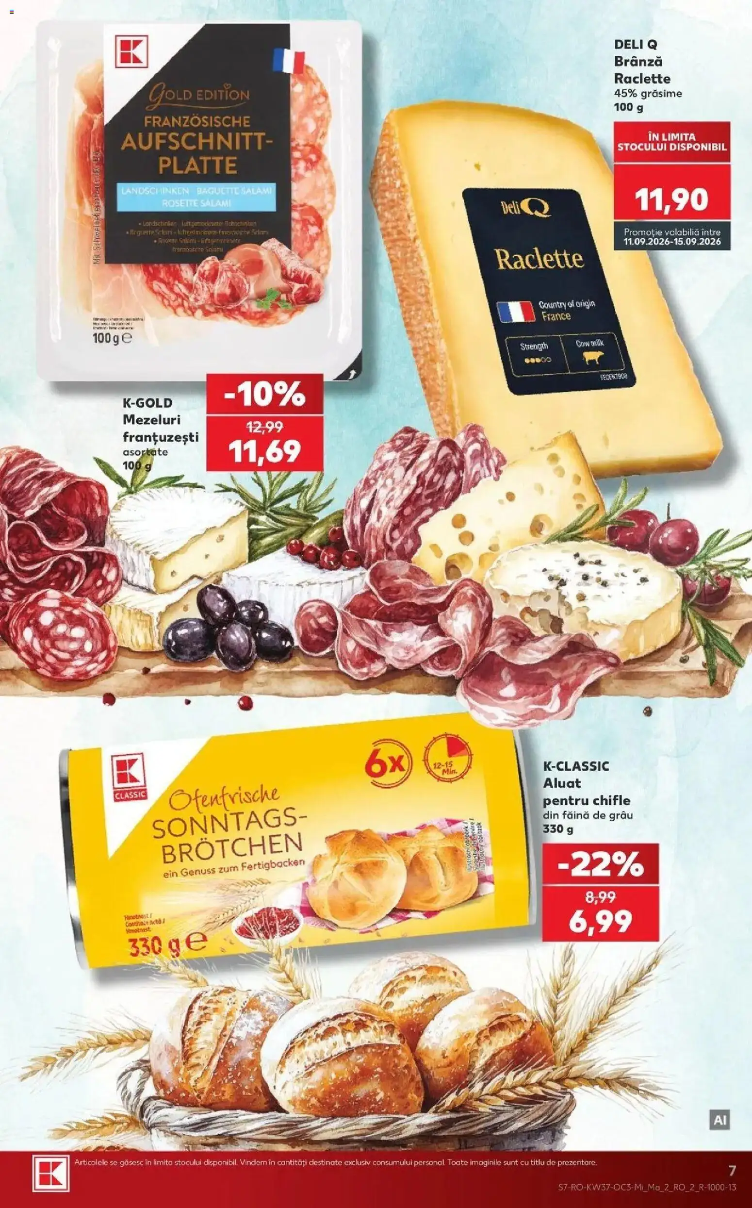 Kaufland Viseu de Sus 09.09.2026 - Revista si Oferta | Pagină: 7 | Produse: Aluat, Brânză, Salam, Făină