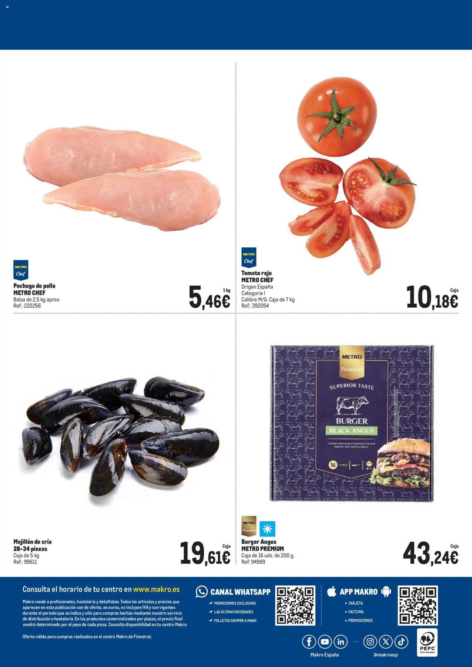 Makro Bienvenido Verano Finestrat │ válido desde el 01.06.2026 | Página: 4 | Productos: Bolsa, Peso, Caja