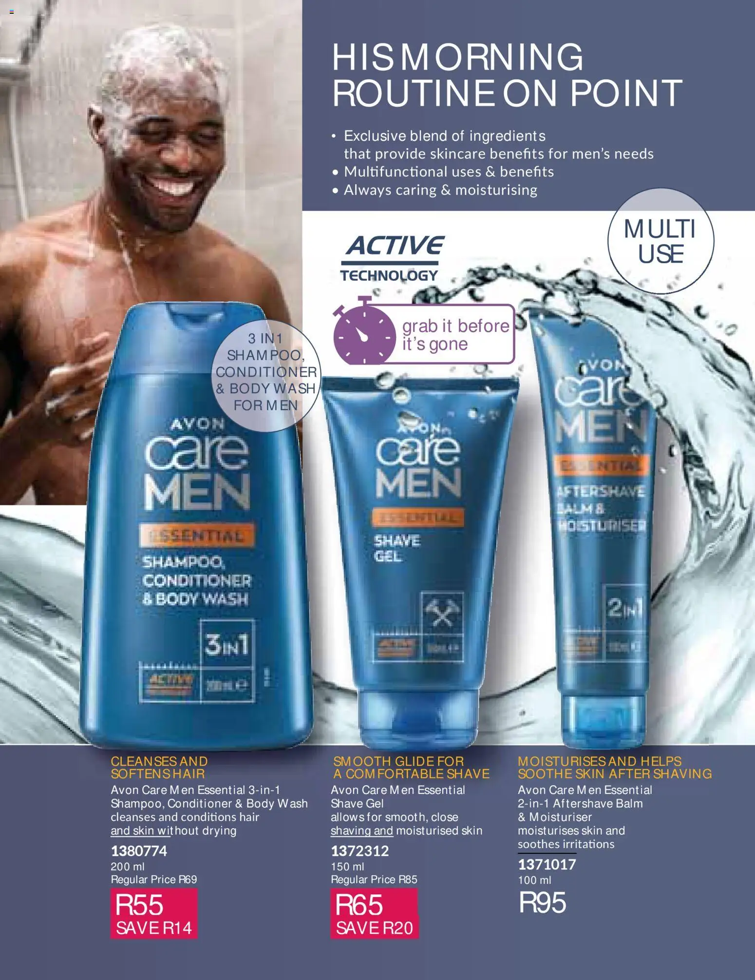New Avon catalogue – valid from 01/07/2026 | Page: 95 | Products: Shampoo, Conditioner, Body wash