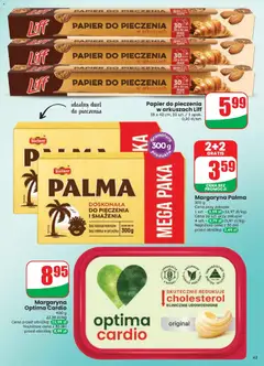 Pogląd oferty "Dino gazetka" - ważna od 09.09.2026 | Strona: 43 | Produkty: Margaryna palma, Optima cardio, Palma, Margaryna