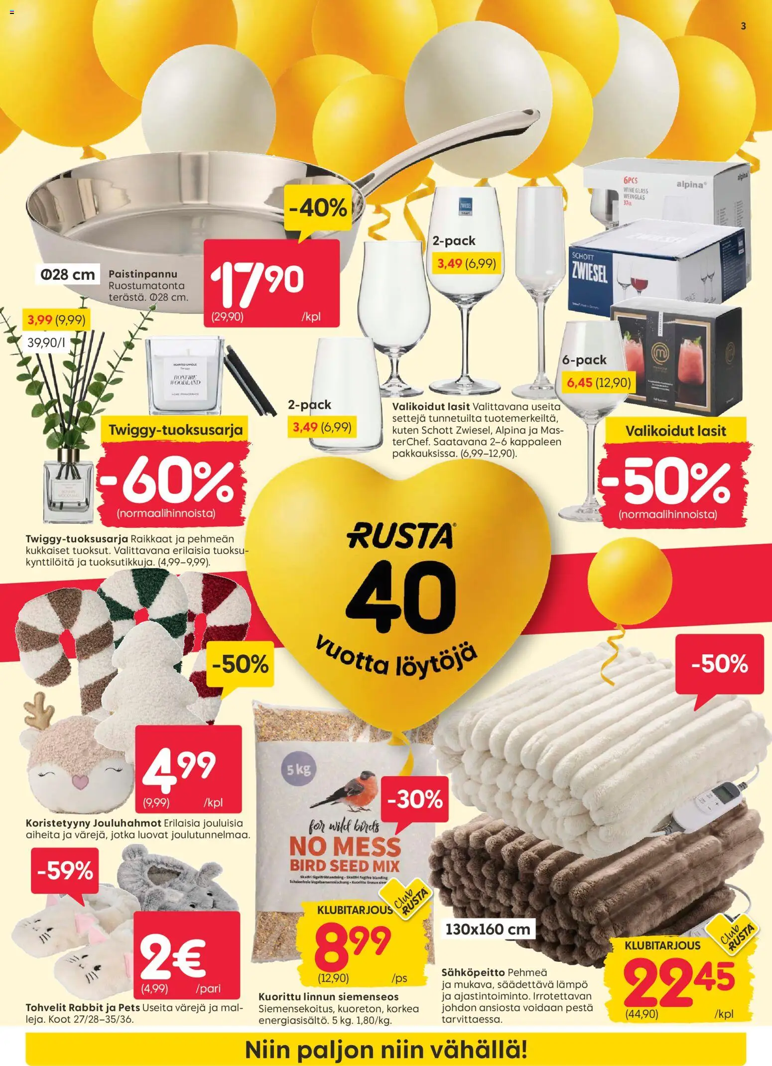 Rusta tarjoukset – voimassa 19/10/2026 alkaen | Sivu: 3
