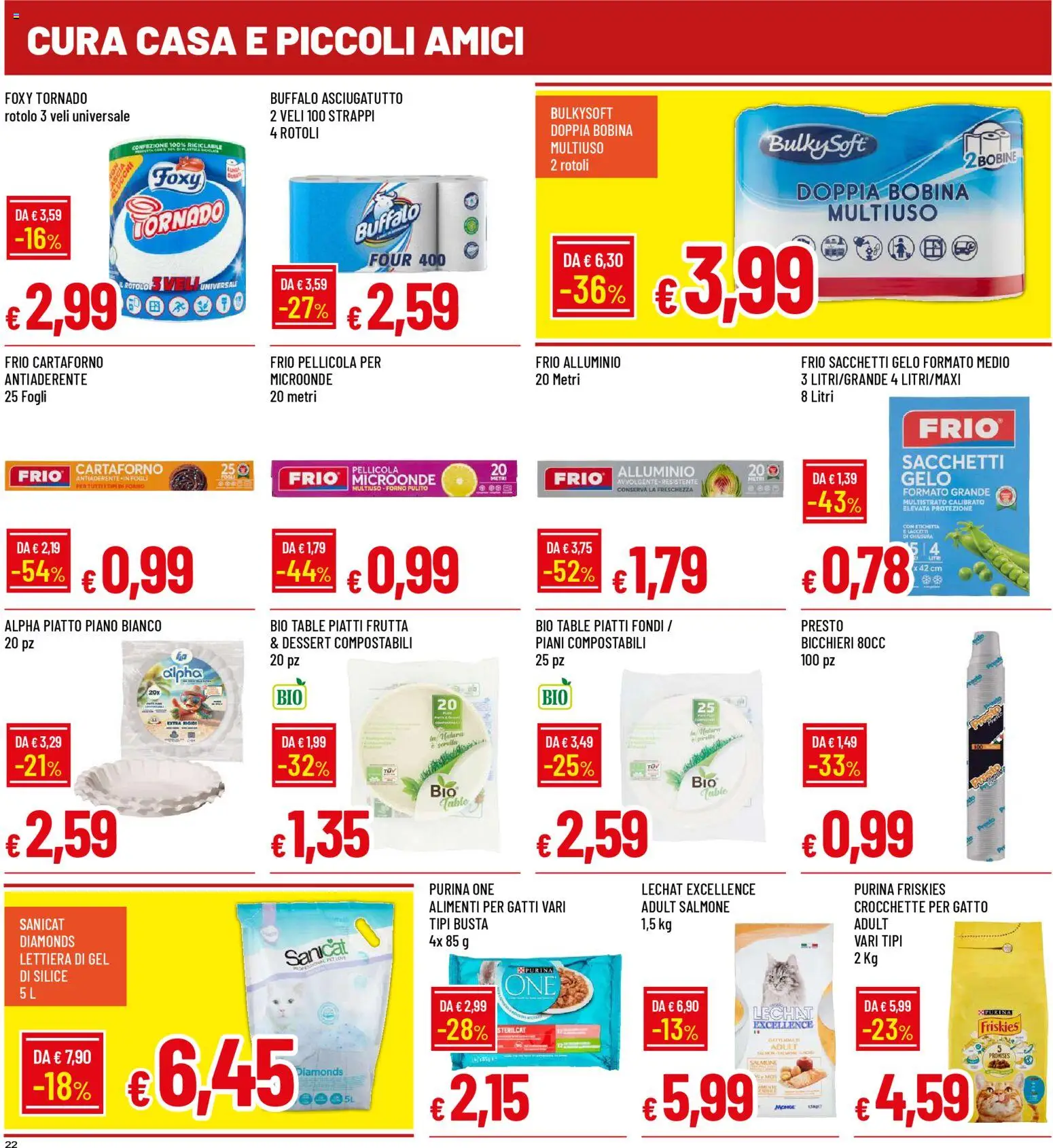 Volantino Galassia del 09.04.2026 | Pagina: 22 | Prodotti: Microonde, Salmone, Forno, Alluminio