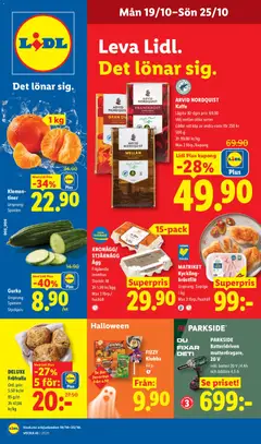 Lidl erbjudanden - Förhandsvisning av reklamblad från butik Lidl aktuell från 19/10/2026