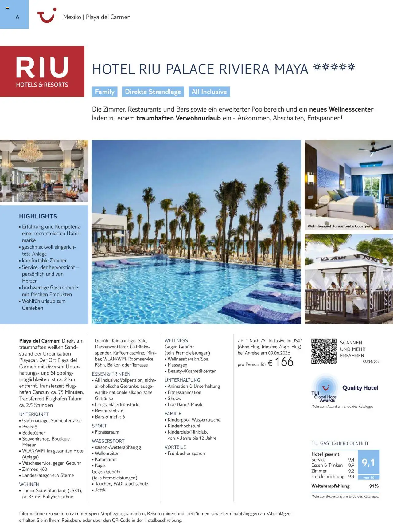 TUI Prospekt Mittelamerika & Karibik 2025/26	 – gültig ab 01.11.2025 | Seite: 6 | Produkte: Babybett
