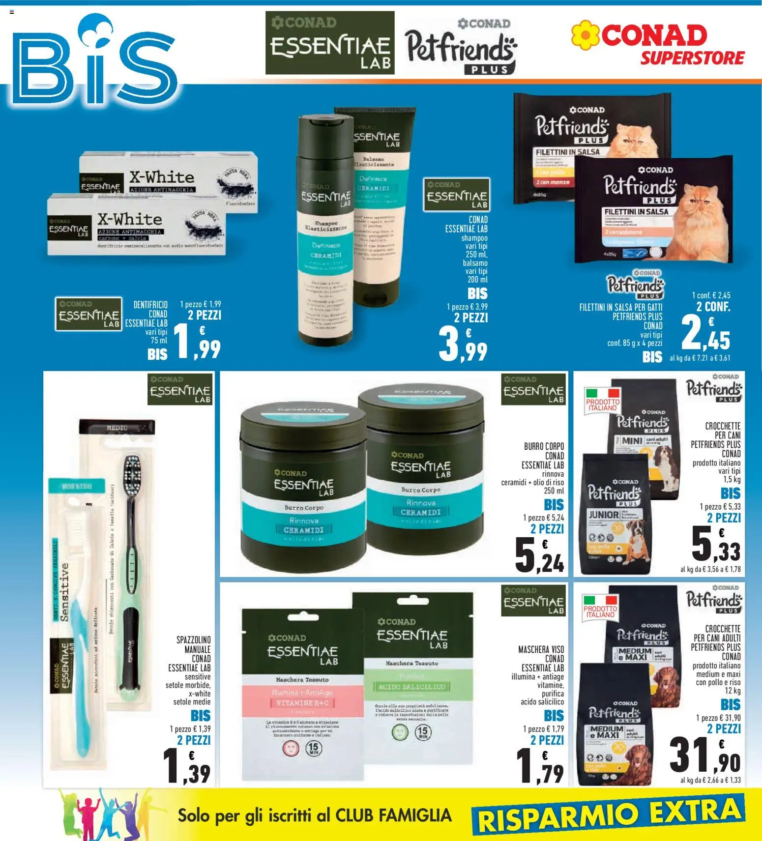 Volantino Conad del 16/07/2026 | Pagina: 10 | Prodotti: Spazzolino, Salsa, Olio, Pasta