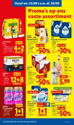 Lidl Folder week Folder week 39 - Voorbeeld van een folder van Lidl, geldig van 21/09/2026 | Pagina: 15 | Producten: Omega, Omega 3, Water, Martini