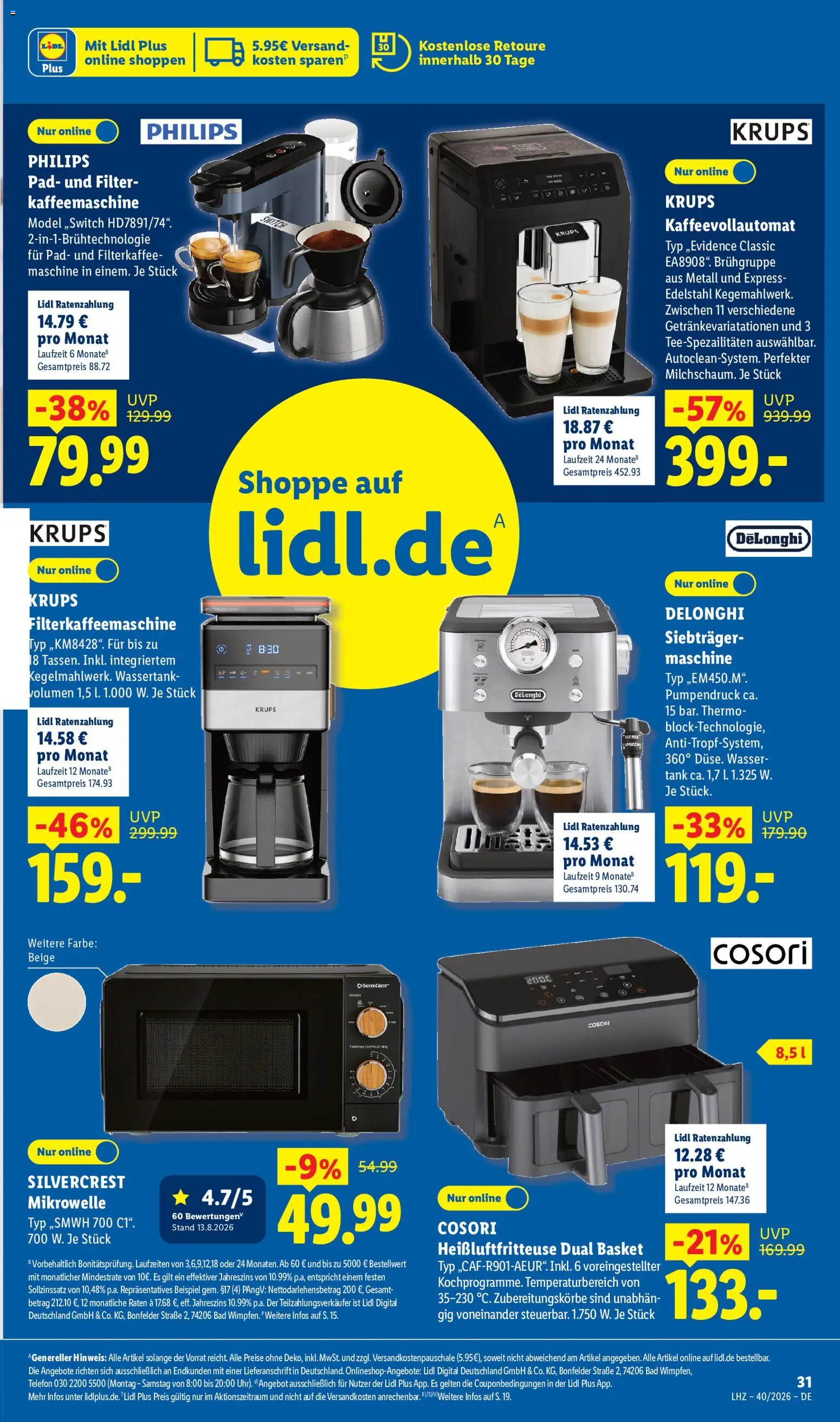 Lidl Německo leták od 28.09.2026 | Strana: 23 | Produkty: Telefon