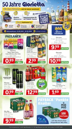 Getränkeland Prospekt ab 14.09.2026 gültig | Seite: 6 | Produkte: Fanta, Orangen, Monster, Mango