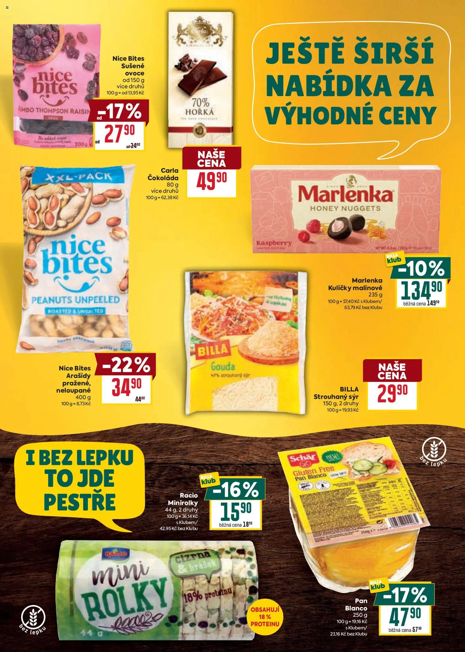 Billa Velký leták od 08.07.2026 | Strana: 33 | Produkty: Gouda, Marlenka kuličky, Čokoláda, Marlenka