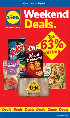 Lidl folder - Weekend deals - Voorbeeld van een folder van Lidl, geldig van 05-11-2026