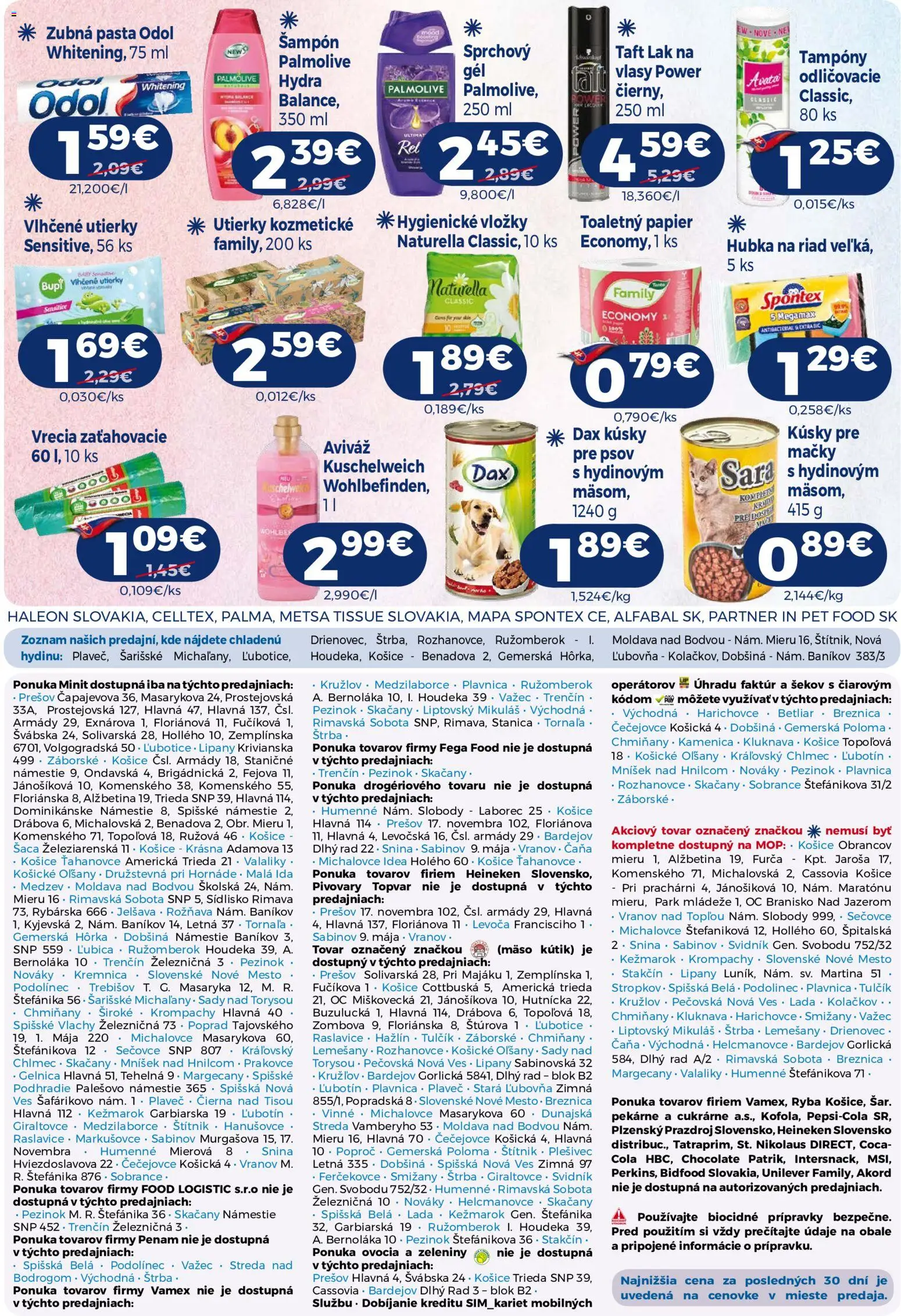 Nové Milk Agro akcie – leták je platný od 24.06.2026 | Strana: 15 | Produkty: Toaletný papier, Aviváž, Ryba, Cola