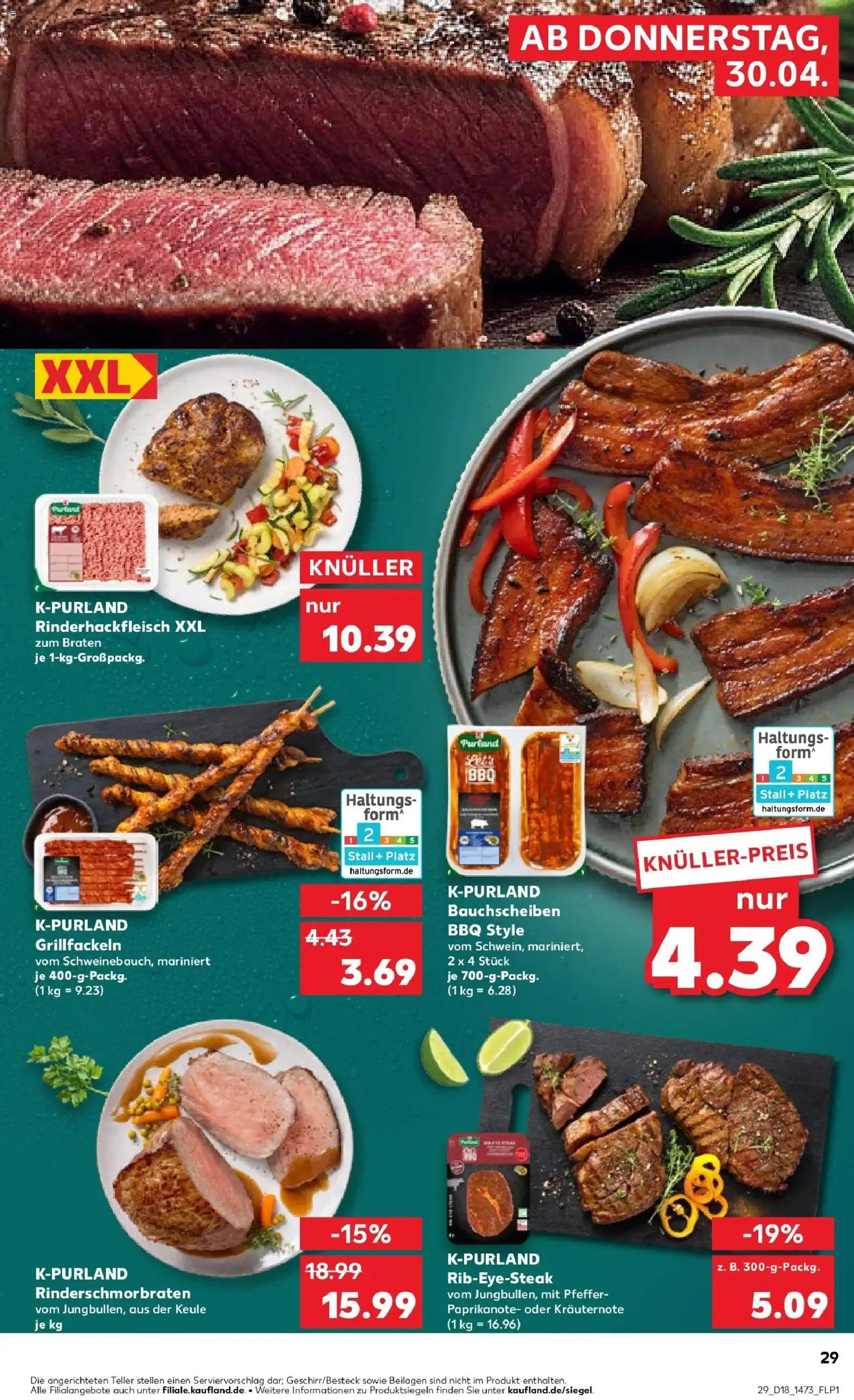 Kaufland Prospekt Zossen	 – gültig ab 30.04.2026 | Seite: 29 | Produkte: Pfeffer, Steak