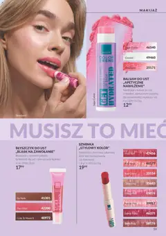 Pogląd oferty "Avon Katalog 10 2026" - ważna od 30.09.2026 | Strona: 59 | Produkty: Balsam do ust, Cappuccino, Makijaż, Błyszczyk